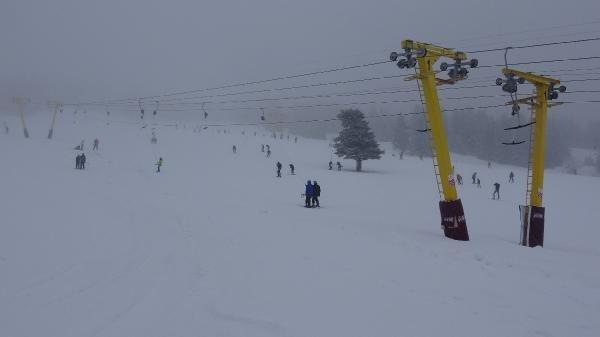 Uludağ'da kar kalınlığı 1 metreyi buldu