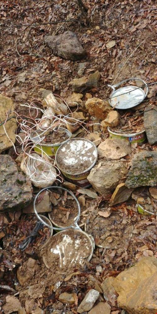 Tunceli’de 26 teneke amonyum nitrat ele geçirildi