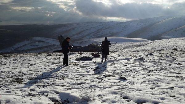 Isparta'daki uçak kazasından ilk görüntüler