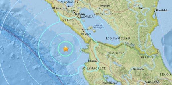 Nikaragua'da deprem