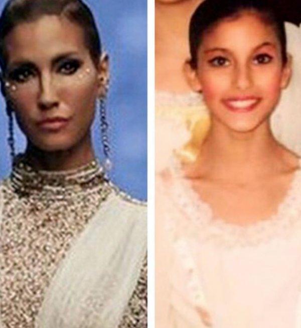 Çağla Şıkel'in çocukluk fotoğrafı