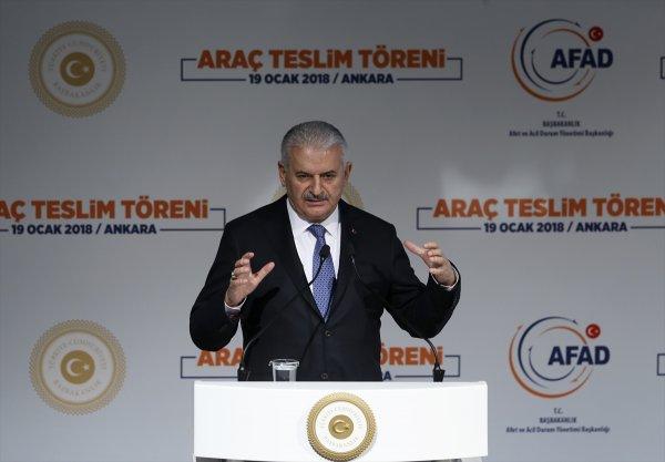 Başbakan Suriyelilere yardım eleştirisine yanıt verdi