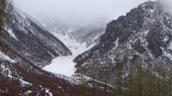 Şırnak'ta çığ düştü