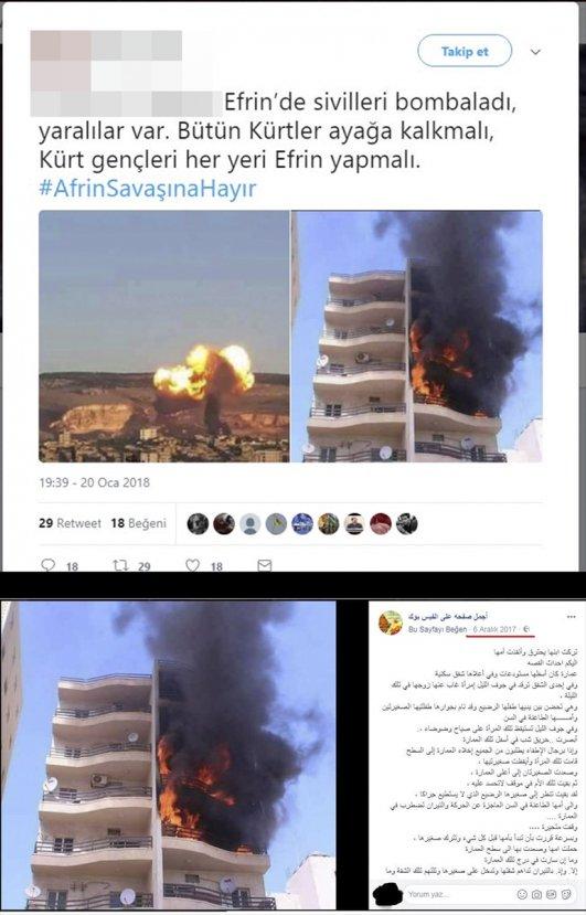 Sosyal medyada Zeytin Dalı Harekatı'na kara propaganda