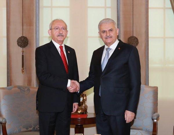 Başbakan Binali Yıldırım, Kılıçdaroğlu'nu kabul etti