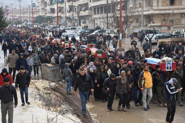 YPG'lilerin cesetleri gömülmeye götürüldü