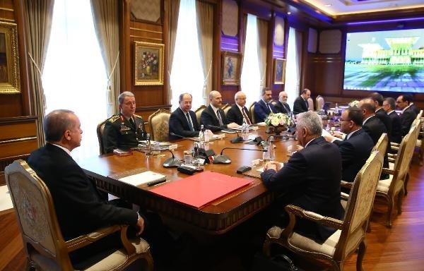 Beştepe'de, Güvenlik Değerlendirme Toplantısı