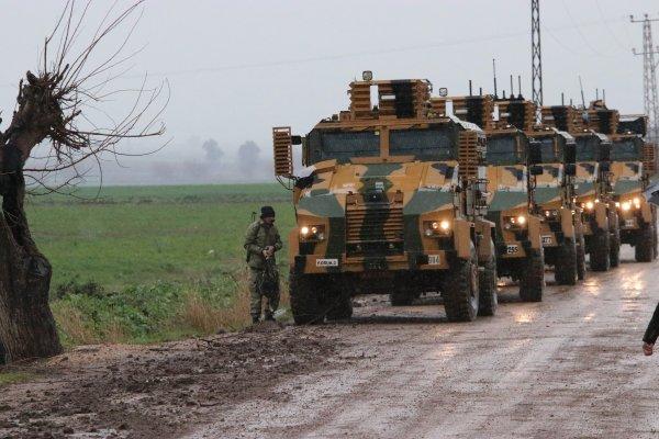 Dağ Komondo Birliği Afrin'e doğru yola çıktı
