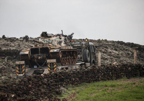 Afrin'e bomba yağdı