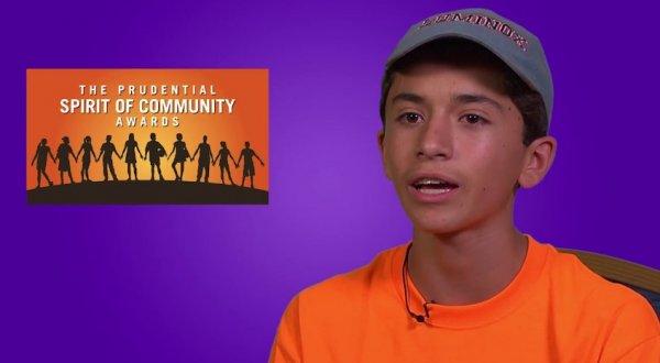 ABD'de yaşayan 13 yaşındaki Türk duygulandırdı