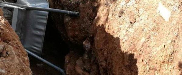 Mersin'de su kanalı çalışmasında tarihi mezar bulundu