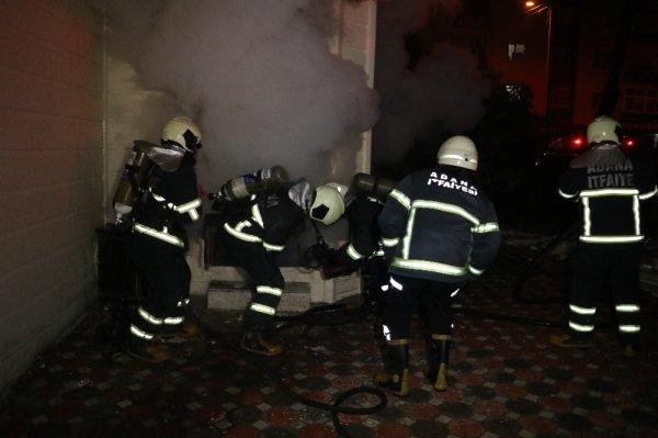 Adana'da kısa devre yapan klima evi küle çevirdi