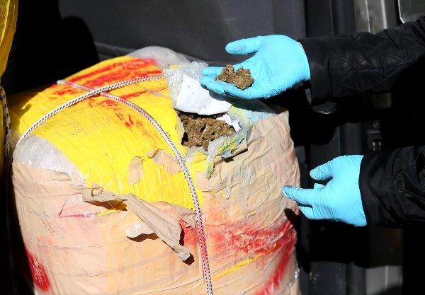 İzmir'de 1.5 ton skunk yakalandı