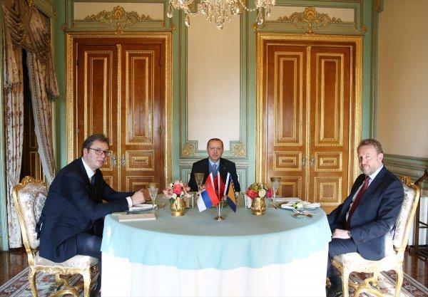 Erdoğan, Boşnak ve Sırp liderleri bir araya getirdi
