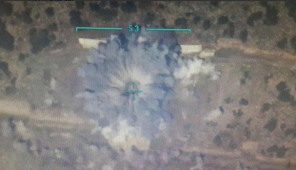 F-16'lar YPG'nin Öcalan anıtını bombaladı