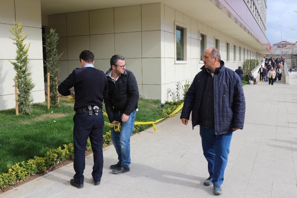 Eşine sinirlenen kadın hastanenin çatısından atladı