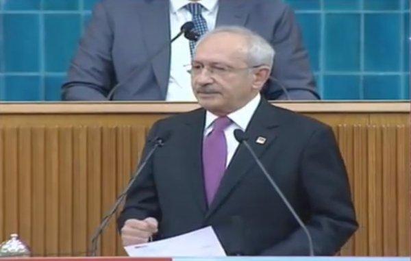 Kılıçdaroğlu CHP Grup Toplantısı'nda
