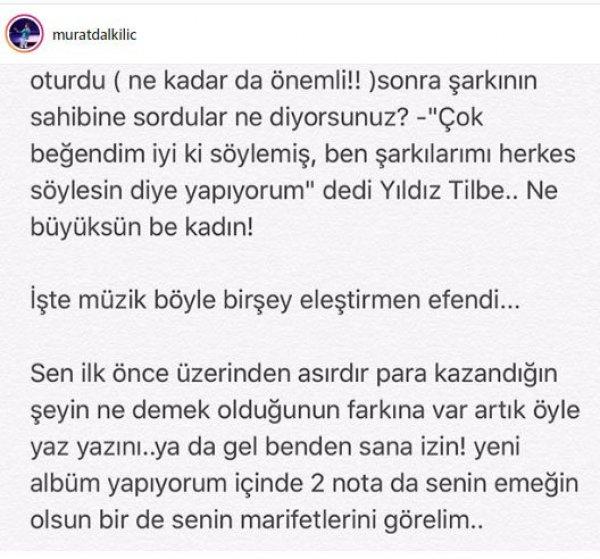 Murat Dalkılıç: Allah’tan başka kimseye hesap vermem