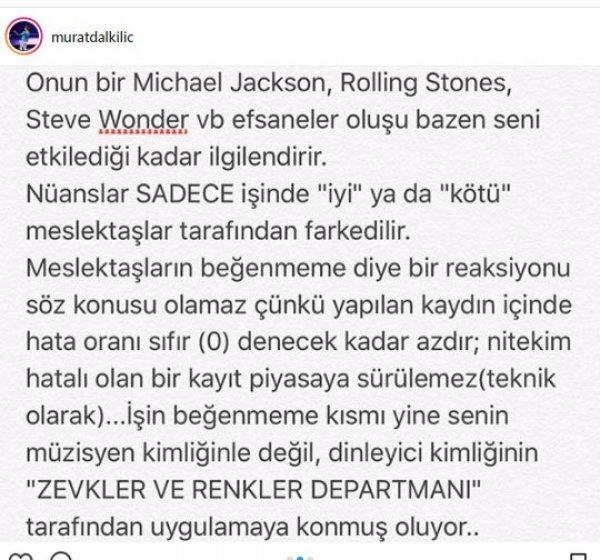 Murat Dalkılıç: Allah’tan başka kimseye hesap vermem