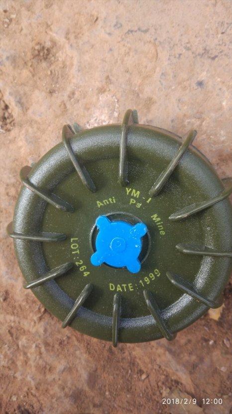 Afrin'de yasaklı anti-personel mayınları ele geçirildi