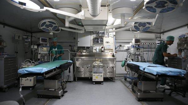 TSK'dan sınıra seyyar ilk yardım hastanesi