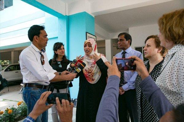 Nobel ödüllü kadınlar Arakan'da yaşanan vahşeti dinledi