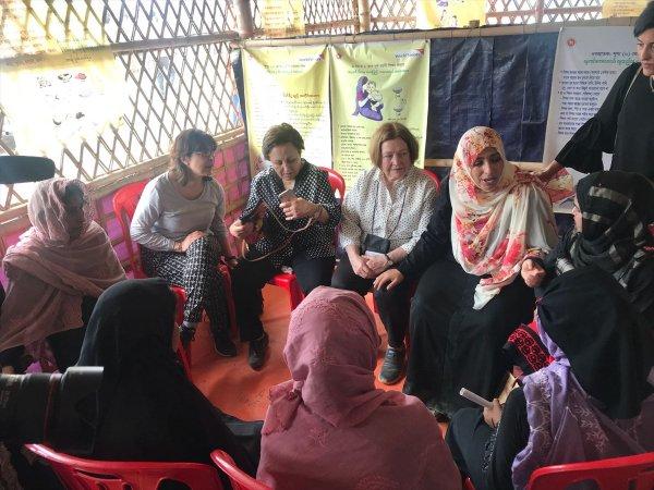 Nobel ödüllü kadınlar Arakan'da yaşanan vahşeti dinledi