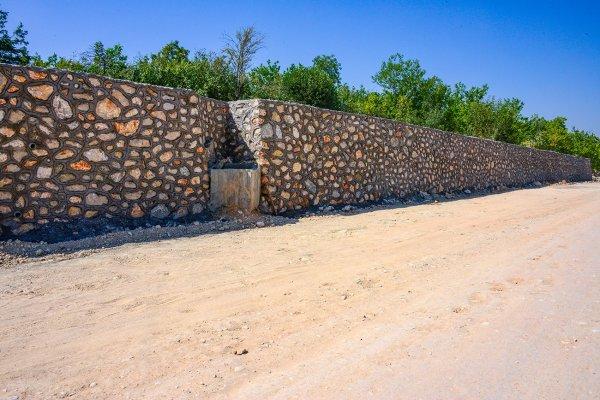 Malatya'ya 53 menfez, 91 bin metreküp taş duvar yapıldı