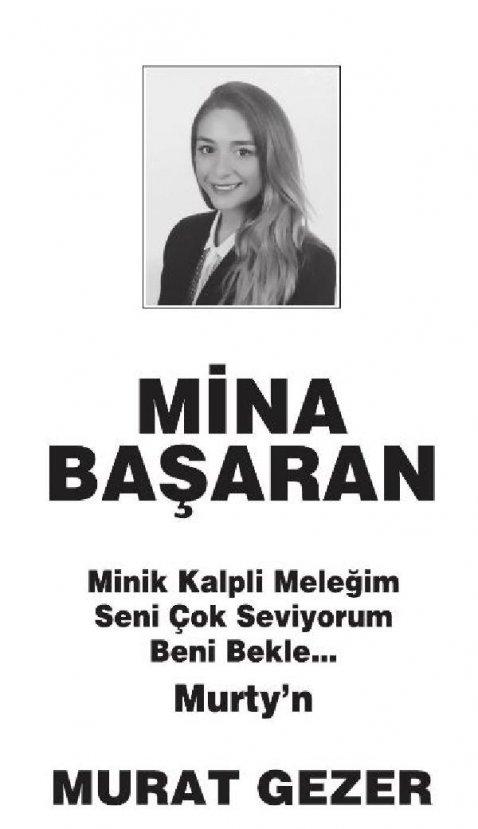 Mina Başaran’ın nişanlısı ölüm ilanı verdi