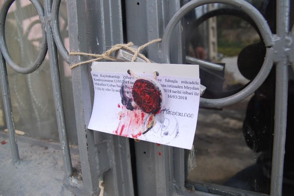 Mersin'de fuhuş yapılan evler mühürlendi