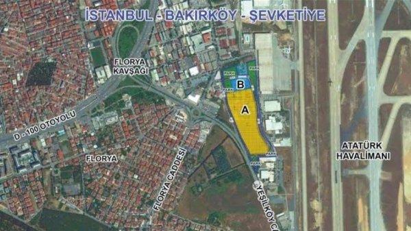 İstanbul Bakırköy'deki arazi satılıyor