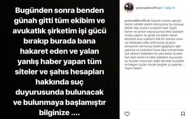 Yeşim Salkım: Artık acımak yok