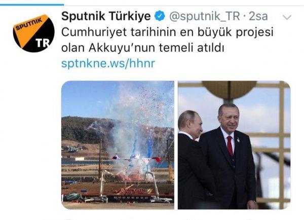 Rusya'nın sesi Sputnik Türkiye'ye bugünlük muhalif değil