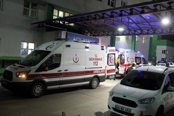 Giresun'da zırhlı araç devrildi: 2 polis yaralandı