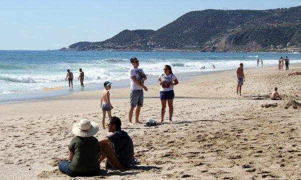 Antalya'nın mavi incisi Kleopatra Plajı