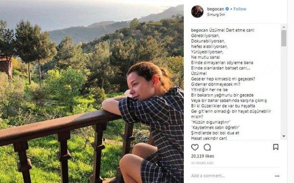 Bebeğini kaybeden Begüm Kütük'ten ilk paylaşım