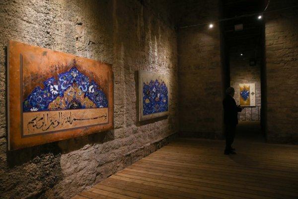 Nuruosmaniye Cami Mahzeni sergilere ev sahipliği yaptı