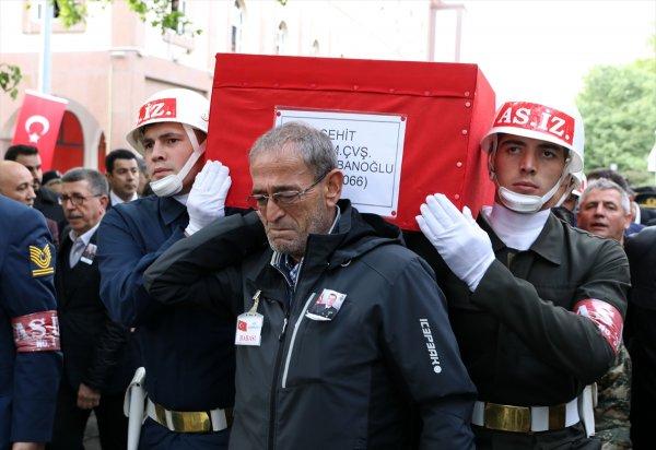 Şehit Taner Çobanoğlu'na veda