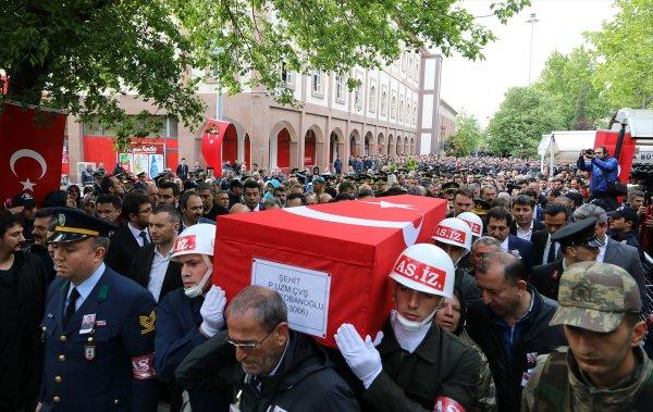 Şehit Taner Çobanoğlu'na veda