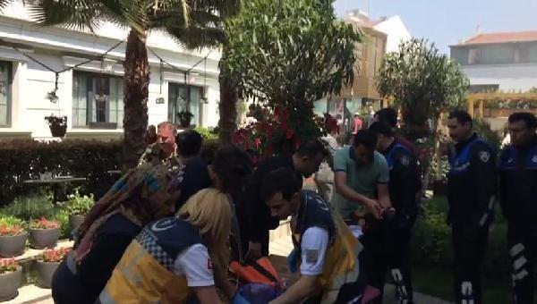 Sultanahmet'te otel yangını