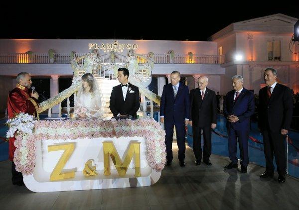 Erdoğan, Özhaseki'nin kızının nikah şahidi oldu