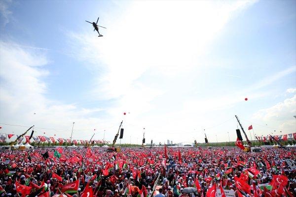 Yenikapı'da dev Kudüs mitingi