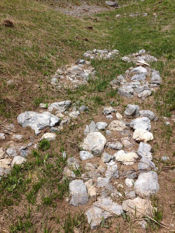 Hakkari'de 12 PKK'lının temsili mezarı bulundu