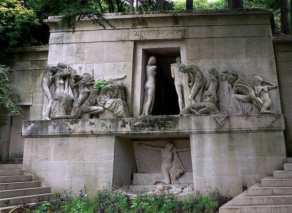 Ünlülerin mezarlığı Pere Lachaise