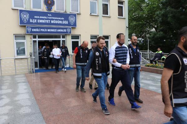 İş adamları ve esnafı haraca bağlayan örgüte operasyon