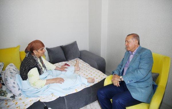 Cumhurbaşkanı Erdoğan'dan hasta ziyareti