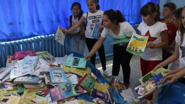 Eski ders kitapları geri dönüşüme gidiyor