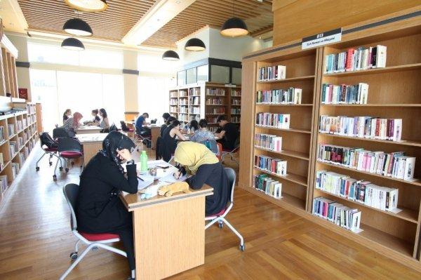 Okuyucuların gözdesi kütüphane