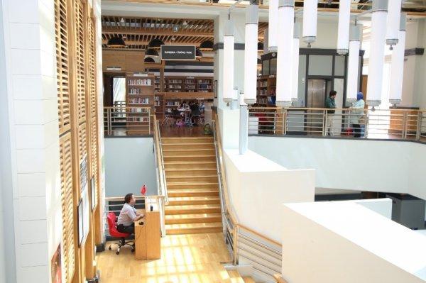 Okuyucuların gözdesi kütüphane