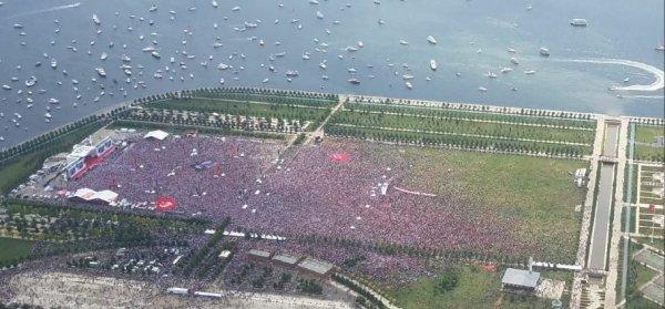 Halk TV güldürdü: Maltepe'yi 5 milyon kişi doldurdu